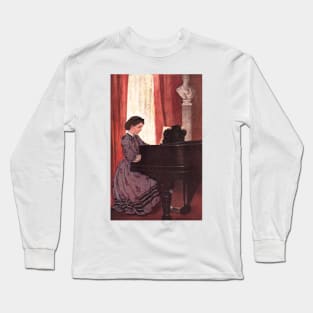 Jessie Willcox Smith - Little Women - Beth at the Piano Long Sleeve T-Shirt
